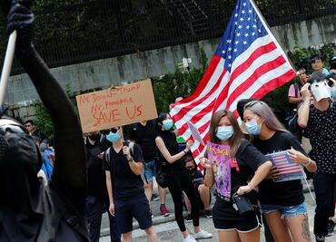 Miles de manifestantes piden a Trump “liberar” a Hong Kong