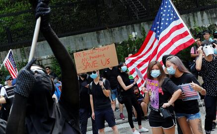 Miles de manifestantes piden a Trump “liberar” a Hong Kong