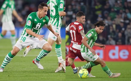 Andrés Guardado y Diego Lainez, titulares en derrota del Betis