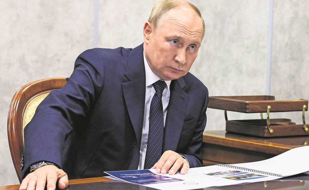 El presidente de Rusia, Vladimir Putin, ayer en Veliky Novgorod. Foto: AP