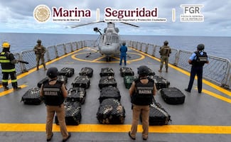 Marina asegura más de 800 kilos de cocaína en Guerrero; afectación al crimen organizado asciende a 180 mdp, indica