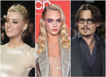 Circula video en el que Amber Heard le es infiel a Johnny Depp con Cara Delevingne