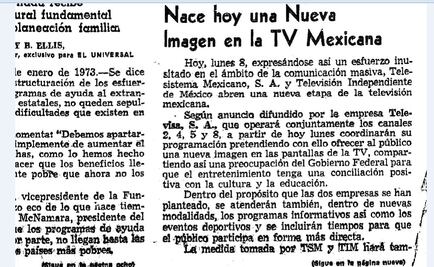 El día que nació el monopolio de Televisa