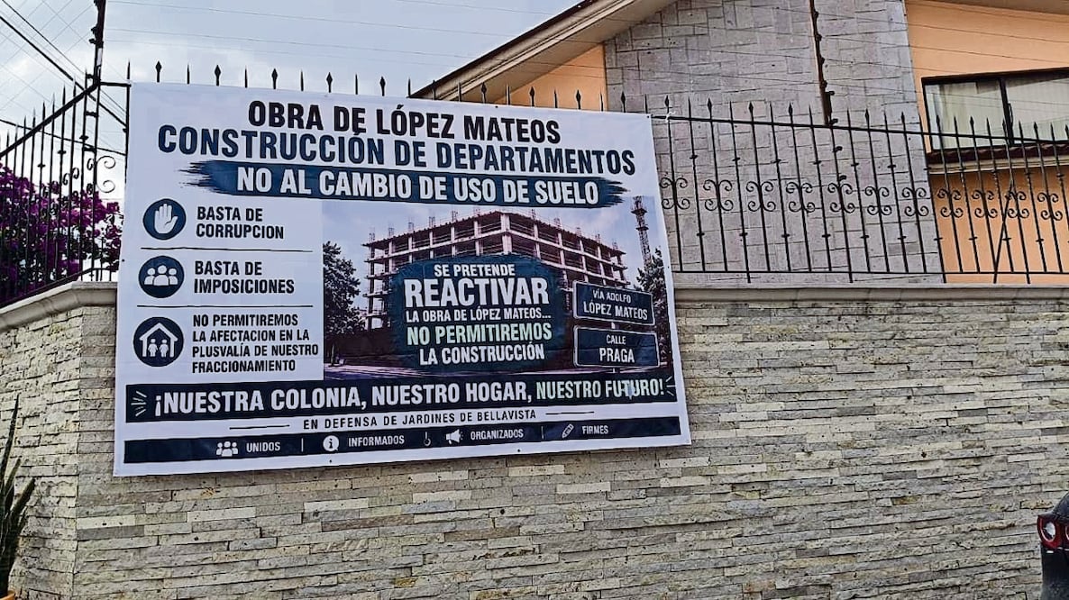 Vecinos de la colonia Jardines de Bellavista señalan que las obras de vivienda preocupan por las afectaciones a los servicios de la zona. Foto: Especial