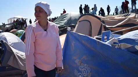 La desesperación de los venezolanos varados en la frontera de México que no pueden entrar a EU