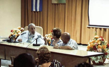 Fidel reaparece, se reúne con maestros queseros