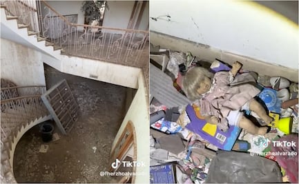 VIDEO: Joven explora la casa abandonada de los Arellano Félix y lo relata en TikTok