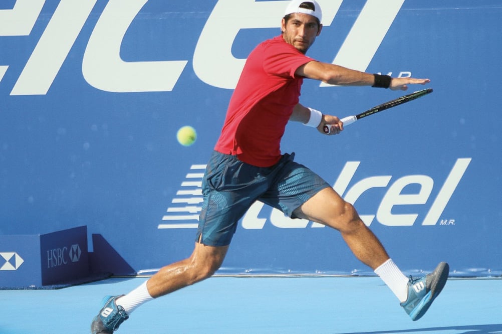 Tigre Hank, raqueta número uno de México, otra vez se quedó en la orilla en la primera ronda (IMAGO7)