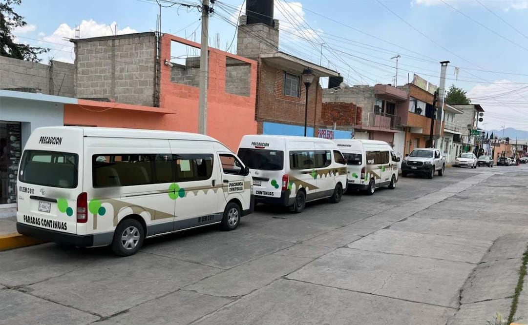 Transporte público en Hidalgo. Foto: Especial