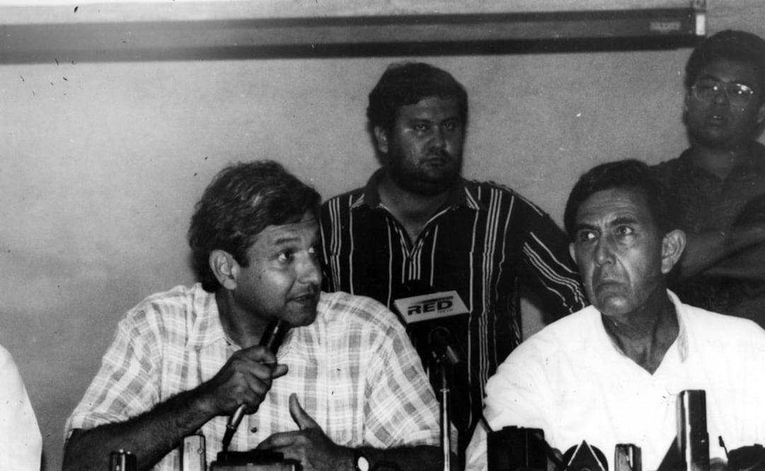 AMLO en 1994. Foto: Archivo EL UNIVERSAL