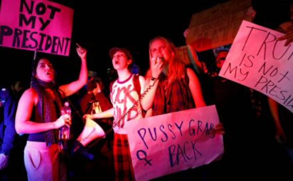 "No es mi presidente": protestas contra Trump en todo EU