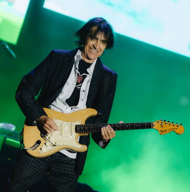 Felipe Staiti en uno de sus últimos shows con Enanitos Verdes.
Instagram enanitosverdes