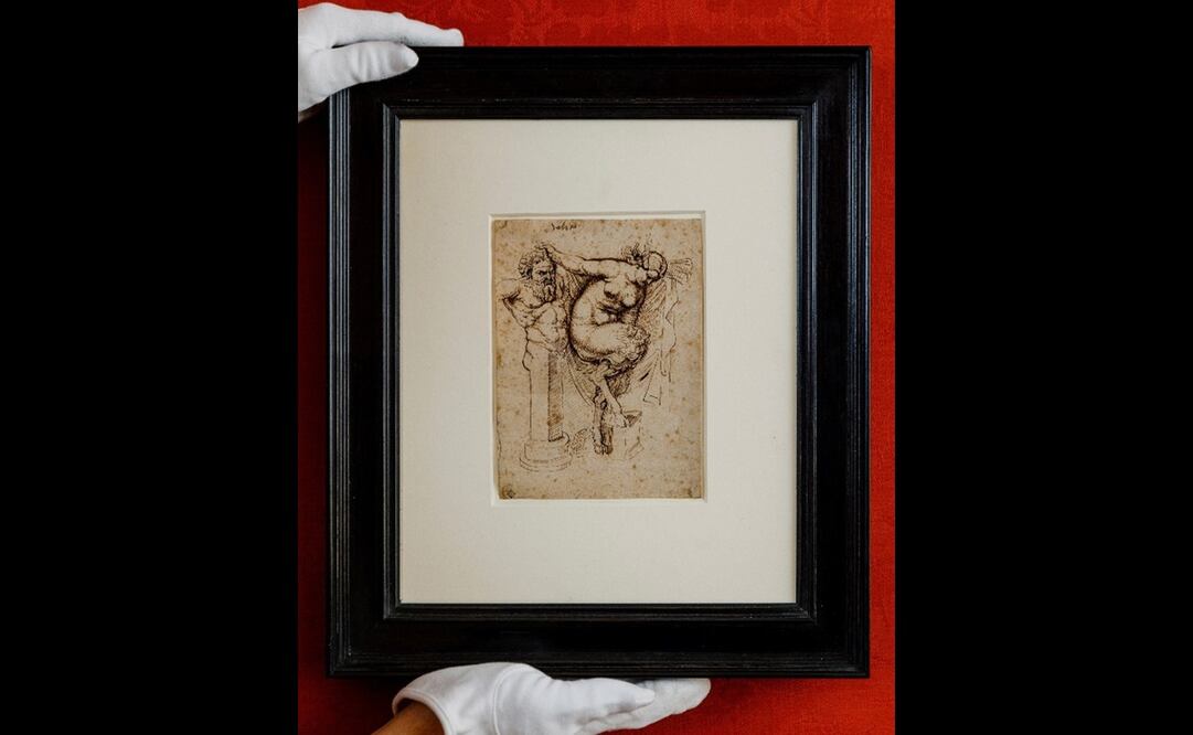 La página en venta se trata de un manuscrito por ambas caras que formaba parte de una libreta de bocetos que el genio siempre llevaba consigo al comienzo de su carrera. Foto: EFE/ Sotheby's