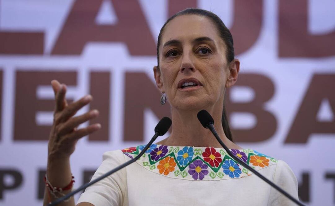Claudia Sheinbaum, candidata electoral de la coalición Sigamos Haciendo Historia. Foto: Diego Simón / EL UNIVERSAL