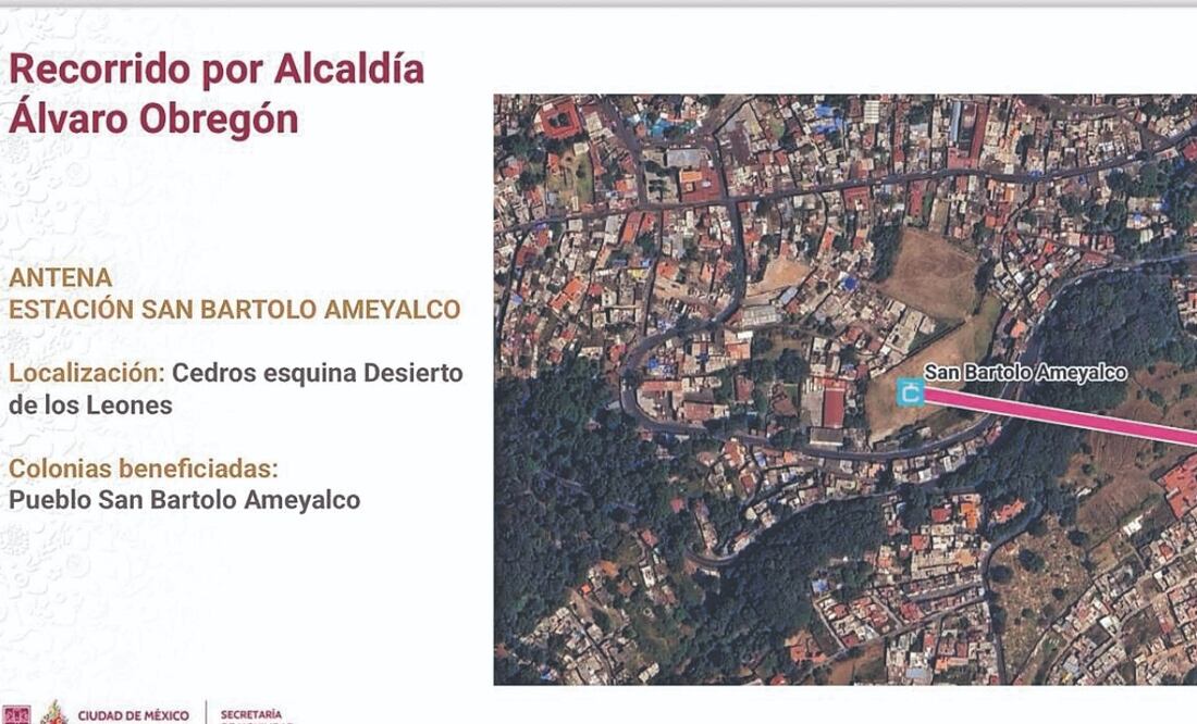 La Línea 5 conectará las zonas altas de Álvaro Obregón, Magdalena Contreras y Benito Juárez. Foto Especial