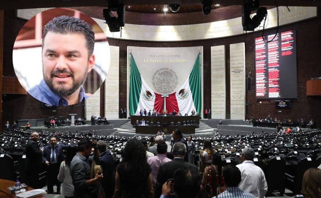 El pleno de la Cámara de Diputados le brindó un aplauso en memoria y reconocimiento al diputado Juan Pablo Montes de Oca (PVEM). Foto: Instagram Juan Pablo Montes de Oca y EL UNIVERSAL
