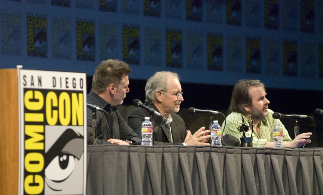 Peter Jackson y Steven Spielberg. Foto: Archivo El Universal