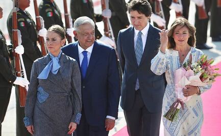 ¿Quién fue la encargada del protocolo para recibir a Trudeau y Biden en el AIFA? 