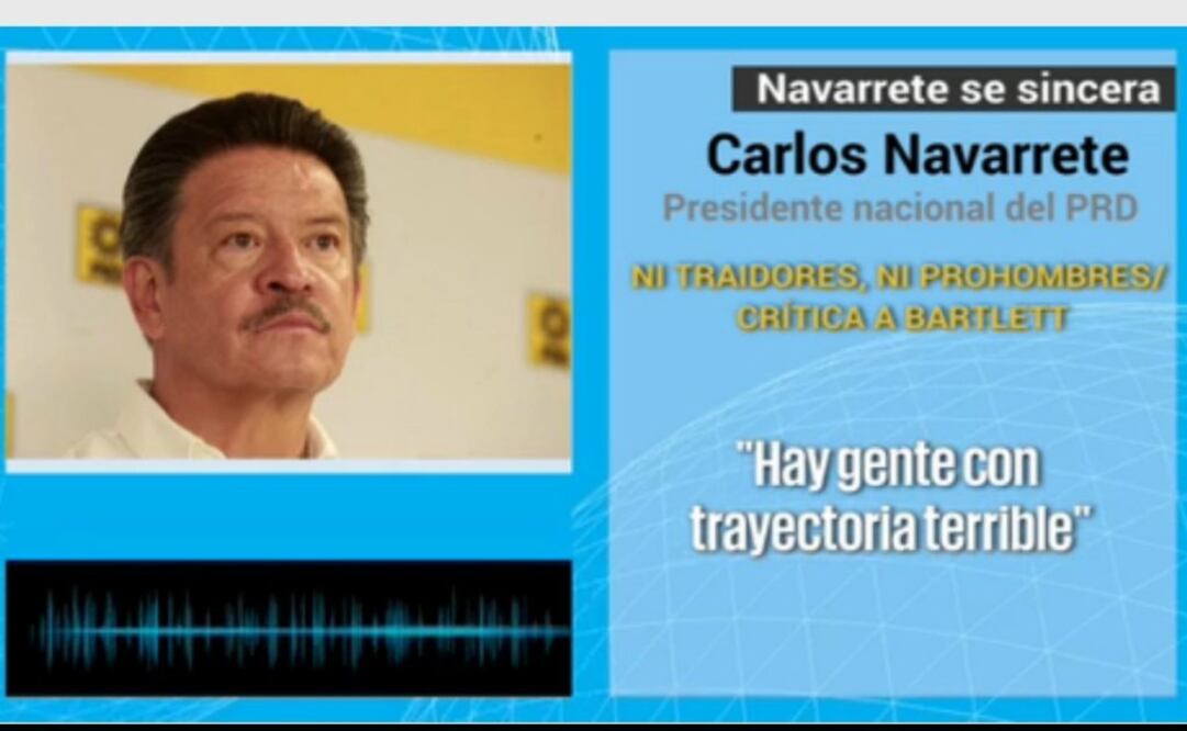 Navarrete no tiene autoridad moral: Manuel Bartlett