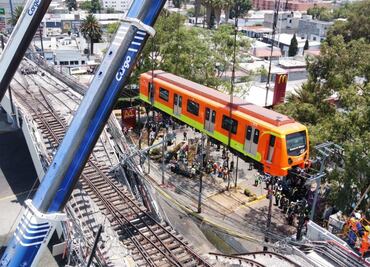 Retiran último vagón de tren siniestrado en la Línea 12 del Metro CDMX