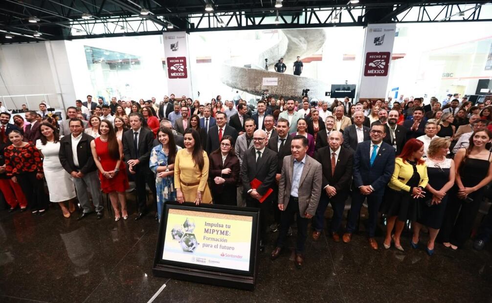 Santander México y la Secretaría de Economía lanzaron un programa de formación gratuito para capacitar a más de 60 mil Pymes. Foto: cortesía