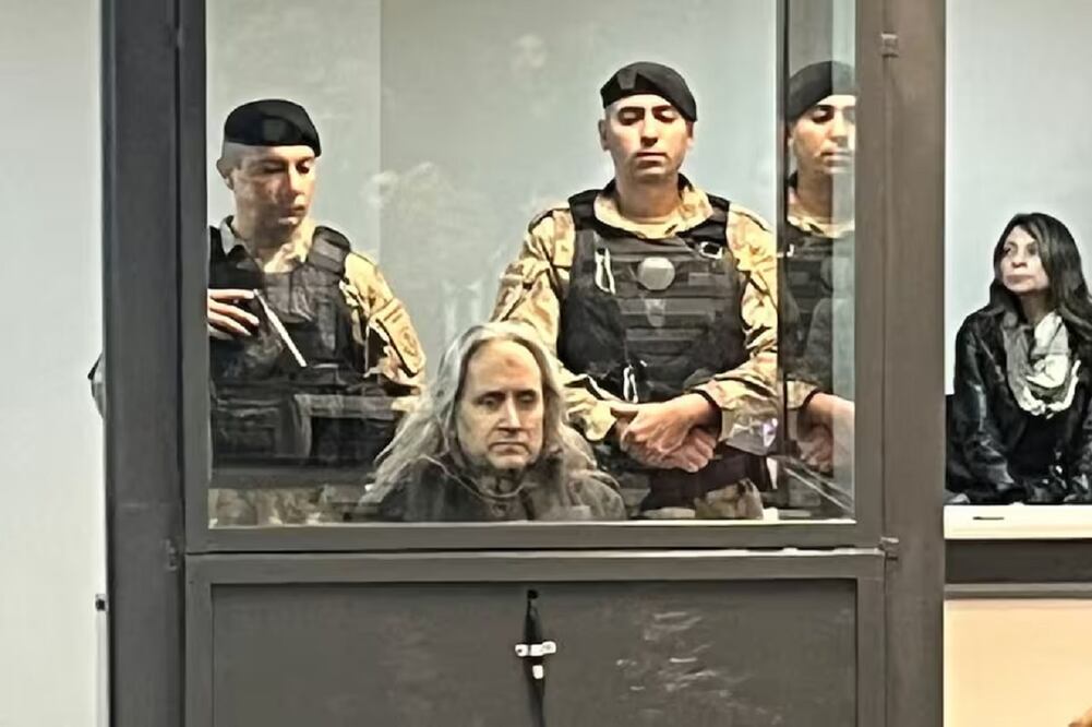 Roberto Carmona, la "Hiena humana", durante la primera audiencia del juicio en Córdoba, Argentina. FOTO: LA NACIÓN/GDA