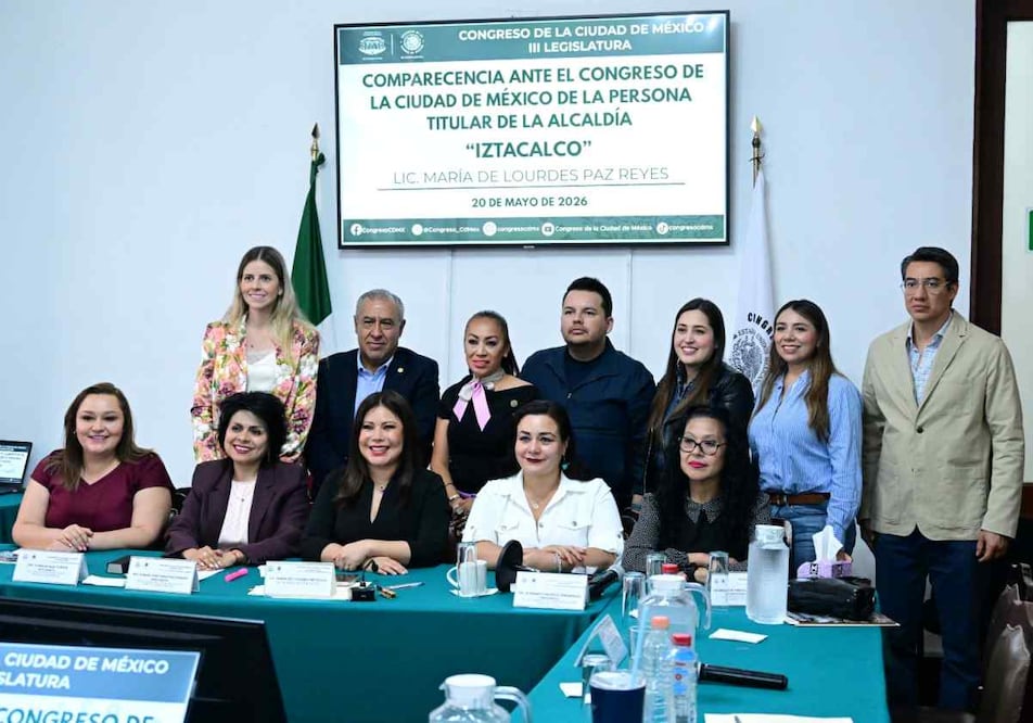La alcaldesa de Iztacalco, Lourdes Paz, compareció ante comisiones del Congreso de la Ciudad de México. Foto: Especial