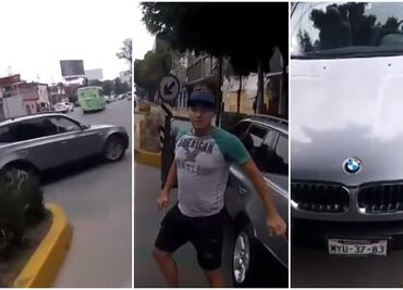 Conductor de BMW agrede a ciclista en Revolución