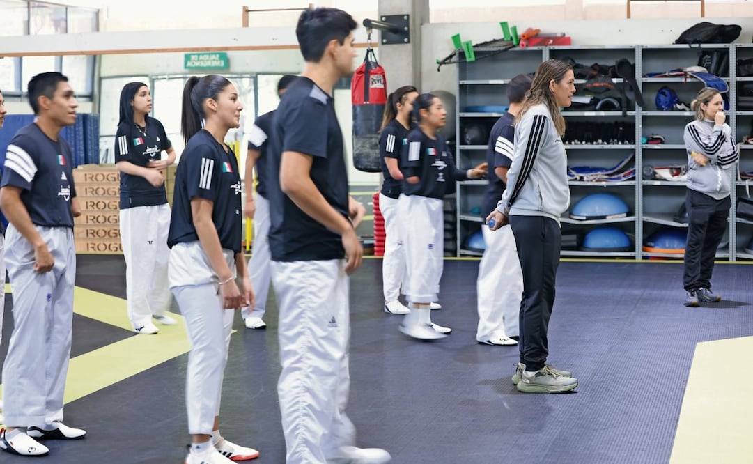 La sinaloense confía en los chicos del equipo de parataekwondo. Foto: Fernanda Rojas / EL UNIVERSAL