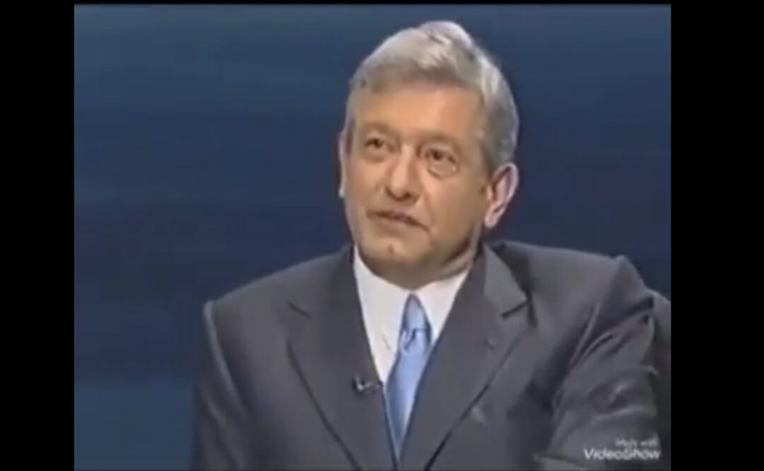 Entrevista a Andrés Manuel López Obrador cuando era candidato a la presidencia. Foto: Especial