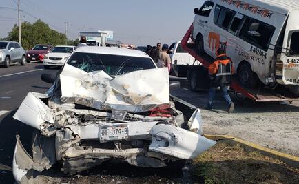Accidente en la carretera Pachuca- Ciudad Sahagún deja 16 lesionados 