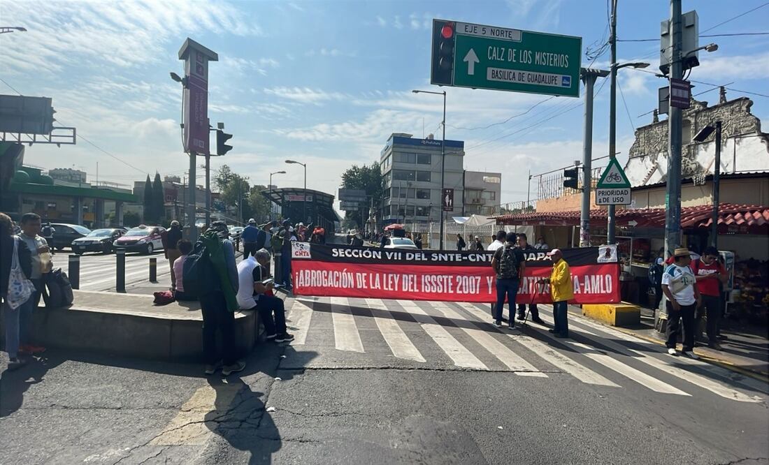 Movilizaciones de la CNTE en CDMX. Foto: Juan Carlos Williams