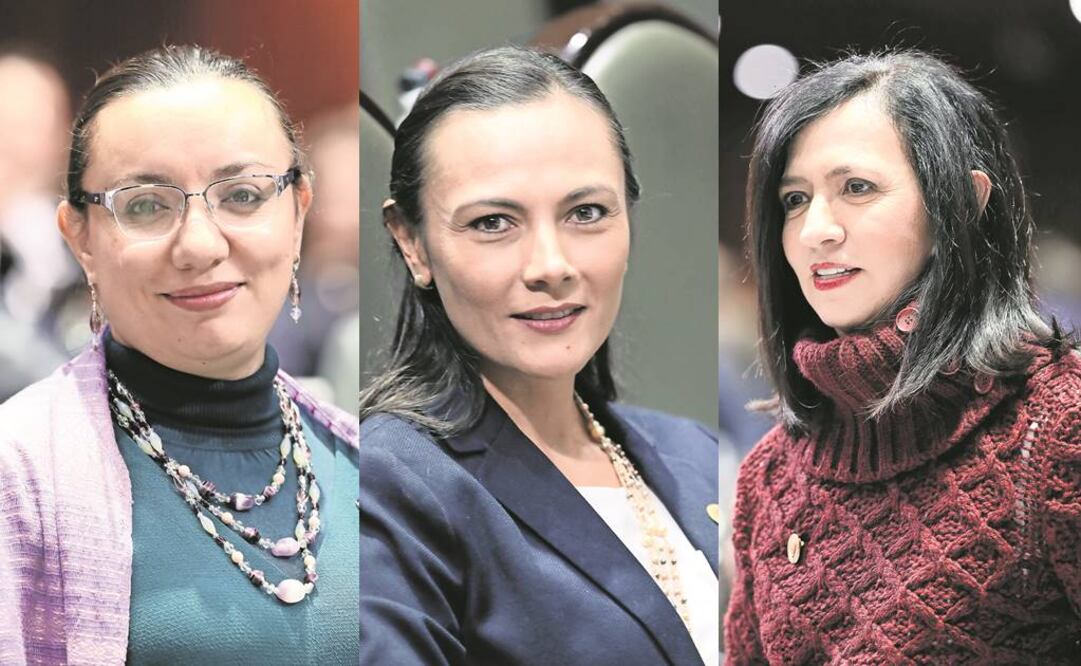 Cristina Gaytán Diputada del PRD, Arlet Mólgora Diputada del PRI, Eloísa Talavera Diputada del PAN
