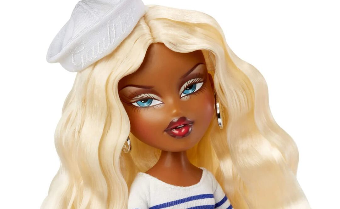 La muñeca Sasha es la protagonista de la colaboración Bratz x Jean Paul Gaultier. Foto: Especial