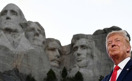 Trump viaja al Monte Rushmore para discurso por independencia de EU; el 4 de julio organizará enorme mitin político en Washington