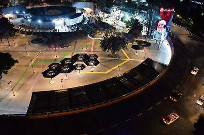 La Glorieta de Insurgentes luce renovada imagen