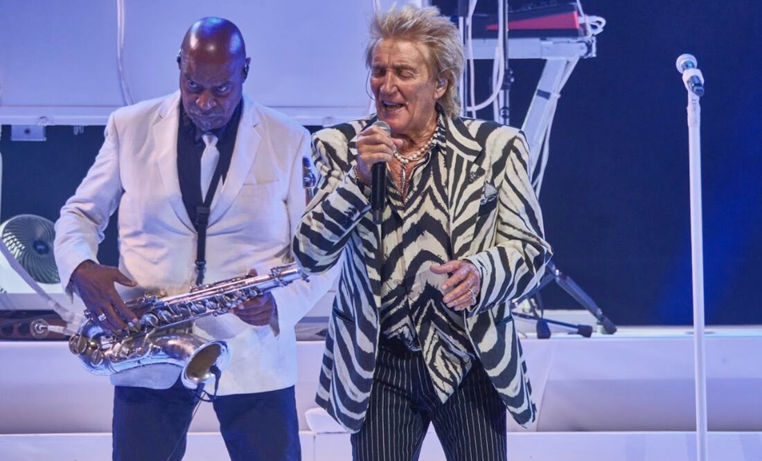 Rod Stewart en el Palacio de los Deportes.
FOTO CORTESÍA OCESA: Liliana Estrada.