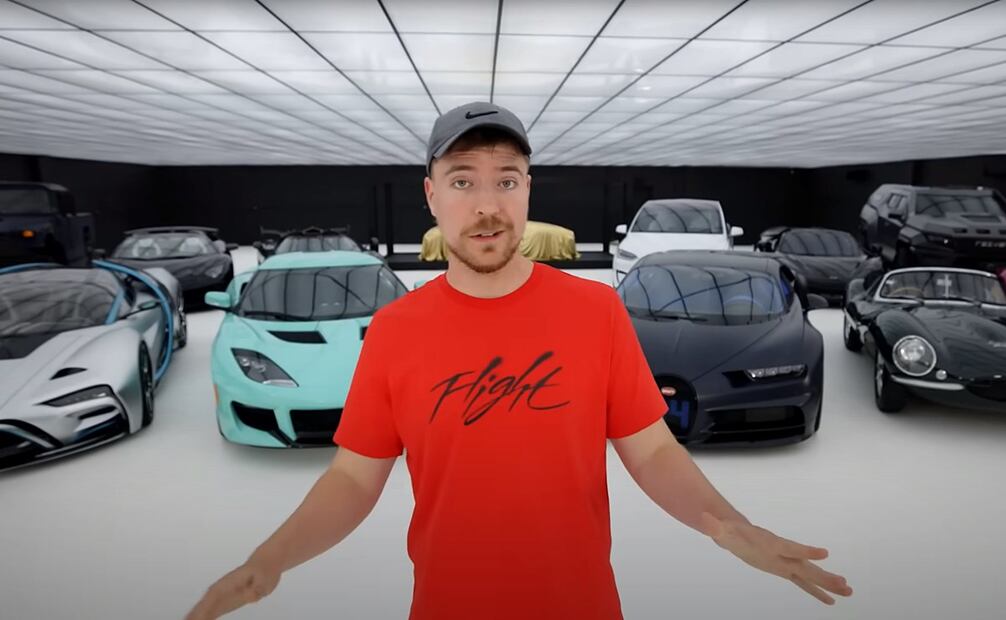 Mr. Beast, youtuber y empresario estadounidense. Foto: YouTube