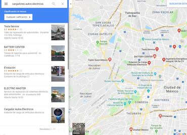 Google Maps ahora incorpora localización de estaciones de carga