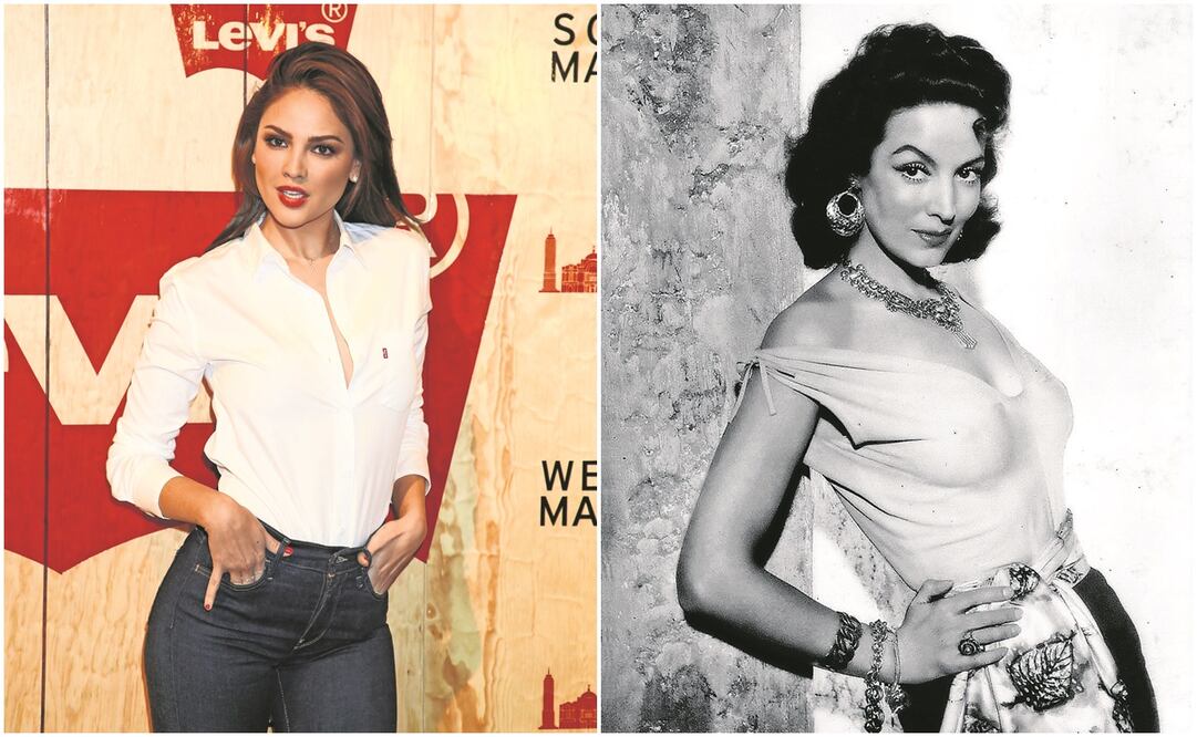 Eiza González y María Félix. Fotos: Archivo