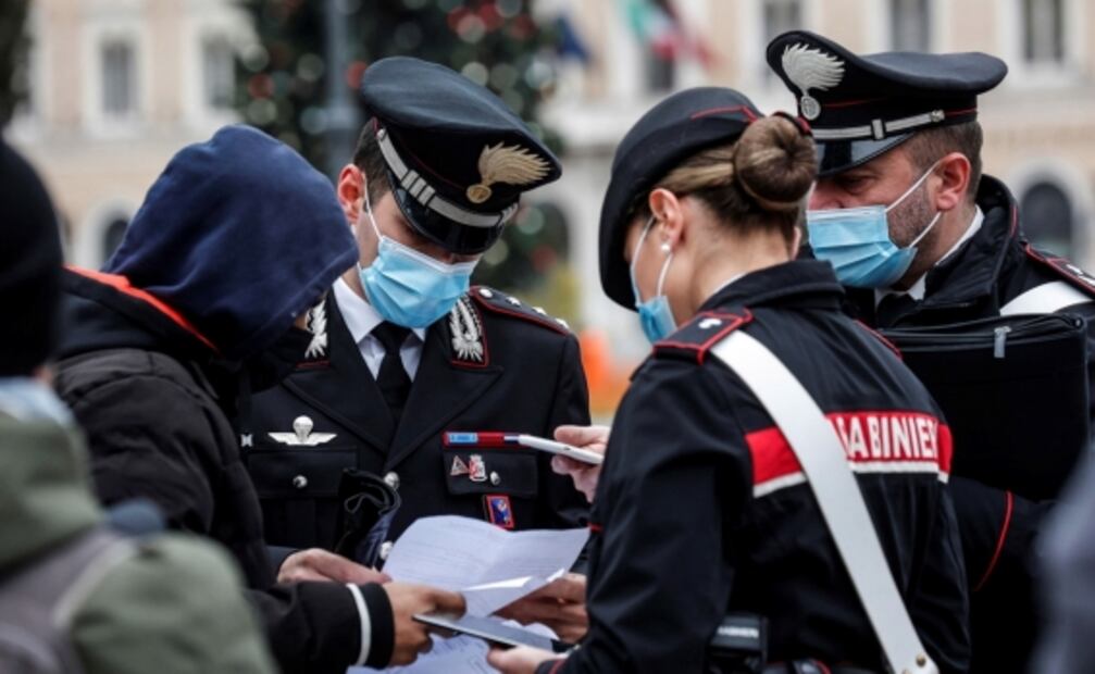 Italia refuerza medidas antiCovid para no vacunados previo a Navidad