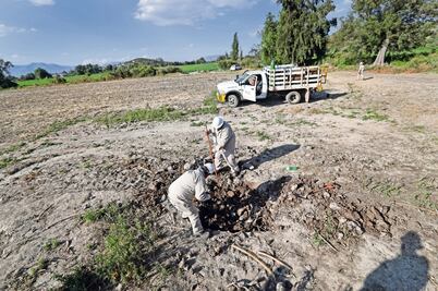La cuadrilla que clausura tomas ilegales