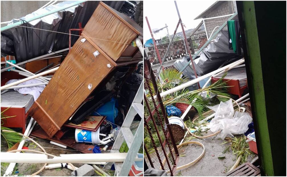 Destrucción de Huracán Otis en Acapulco. Foto: @Corasoun