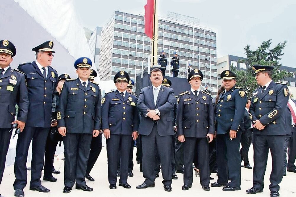 Al participar en la ceremonia del 15 aniversario de la Conago, Hiram Almeida dijo que en el último año se detuvo a 34 mil personas (TWITTER SSP CDMX)