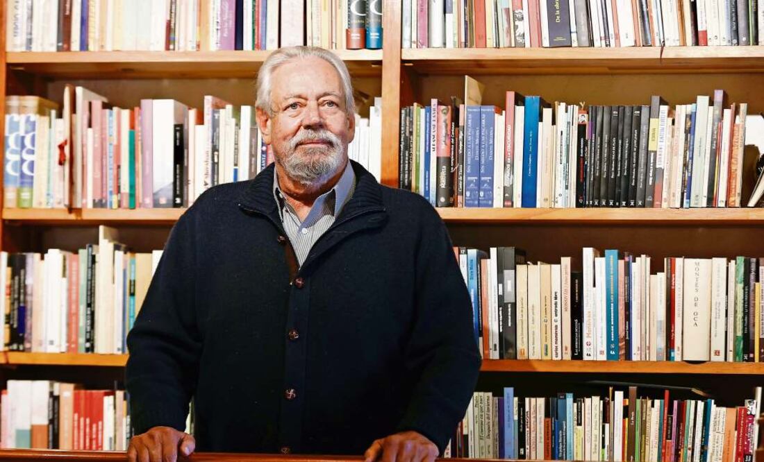 El escritor mexicano Gonzalo Celorio fue ganador del Premio Cervantes 2025 por conjugar en su obra una “lucidez critica que explora la identidad sentimental y la pérdida”. Crédito: Berenice Fregoso / El universal