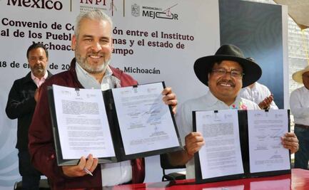 Anuncian apoyo a pueblos originarios en Michoacán; buscan crecimiento económico y social