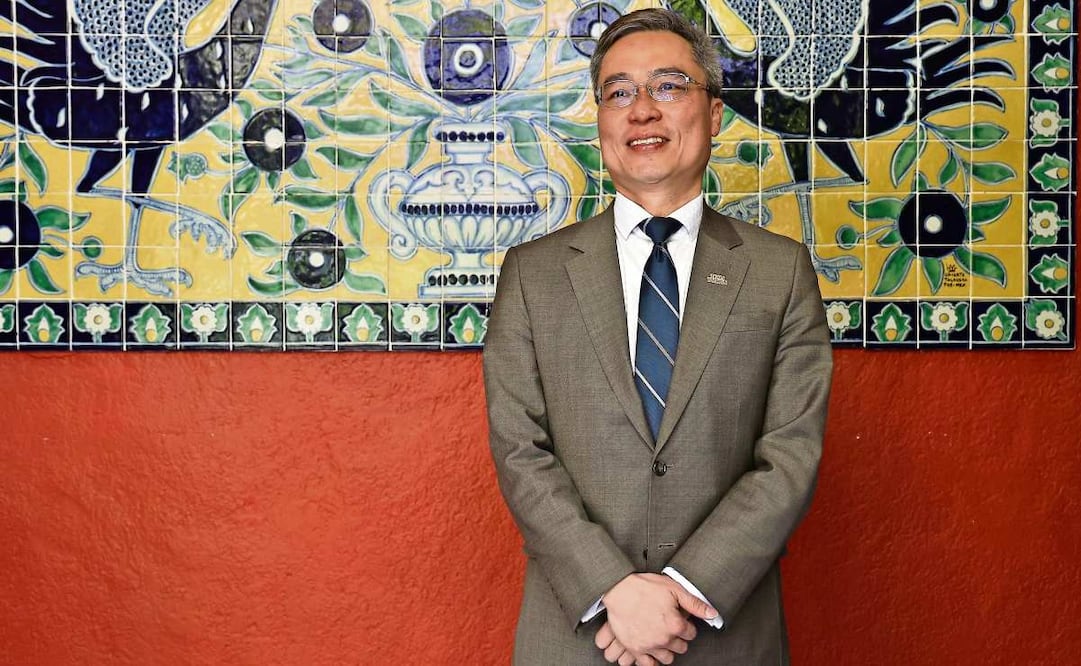 Entrevista con Iván Y. J. Lee Representante de la Oficina Económica y Cultural de Taipéi en México. (17/04/2025) Fotos: Berenice Fregoso | El universal