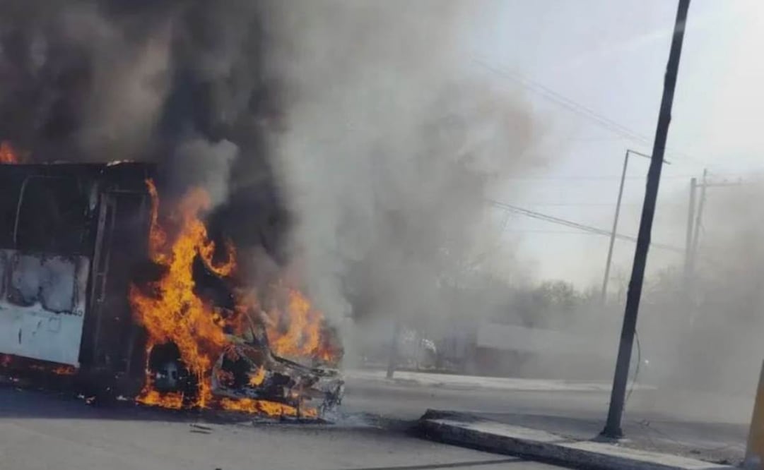Bloqueo en Reynosa, Tamaulipas. Foto: X @fgcabezadevaca