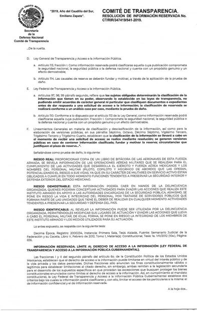 Reservan por 5 años vuelo de Evo Morales a México