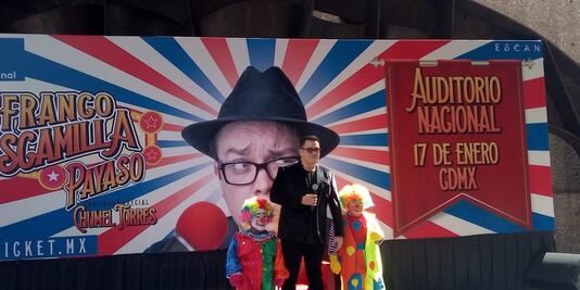 A Franco Escamilla no le molesta que le digan payaso en redes sociales